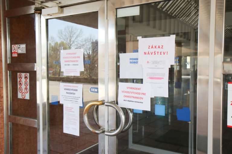 Univerzitná nemocnica Bratislava, koronavirus