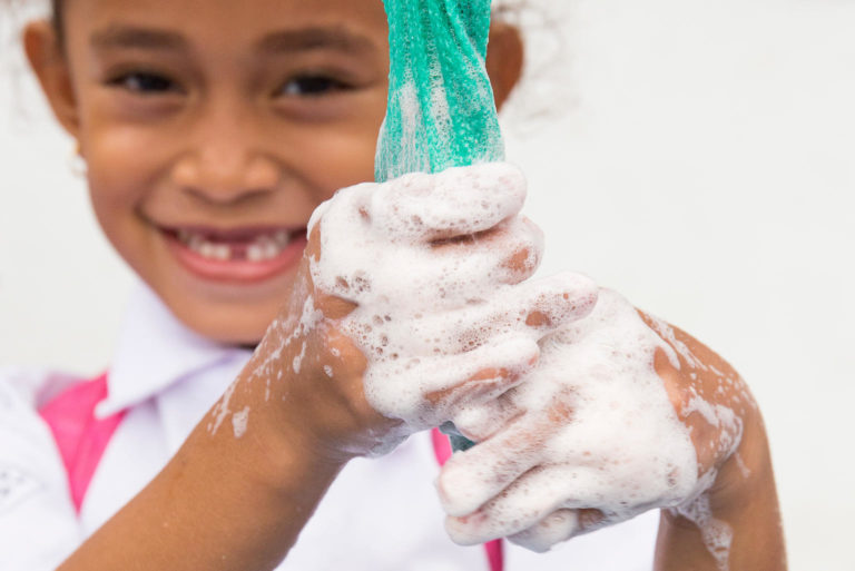 Handwashing Timor Leste / Photo: A. Helin