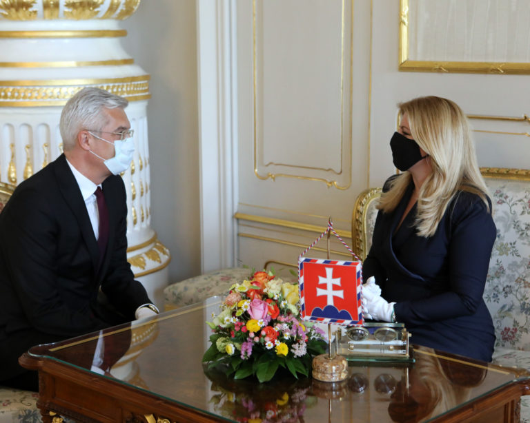 PREZIDENTKA: Prijala ministra zahraničných vecí