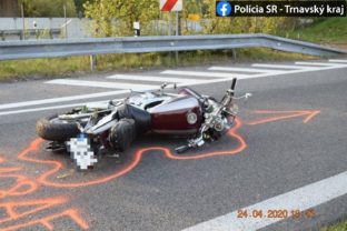 Motocyklista nehoda