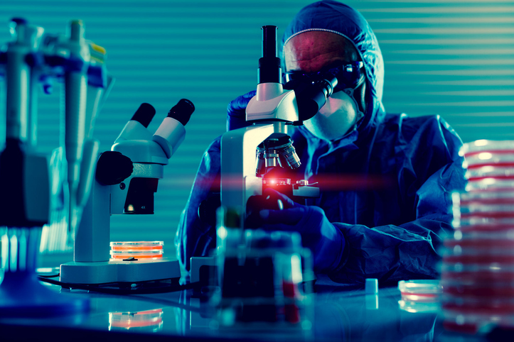 Koronavirus, laboratorium