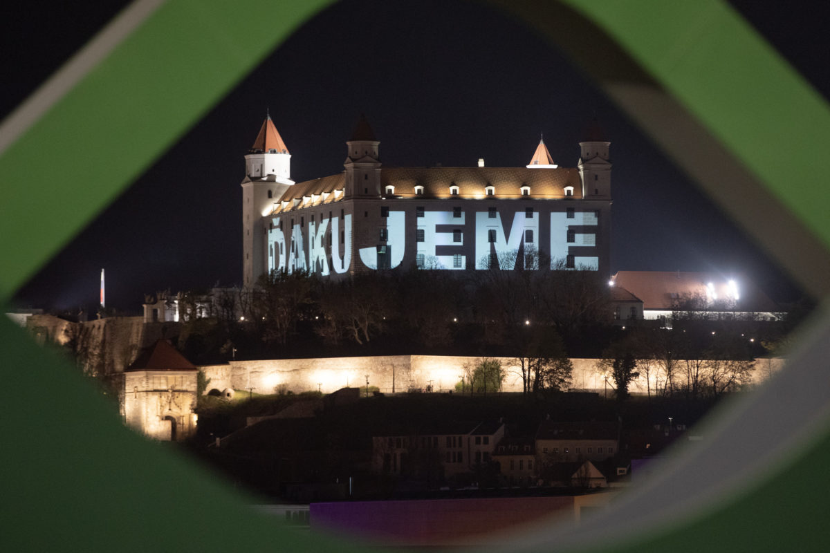 KORONAVÍRUS: Poďakovanie hrdinom v Bratislave