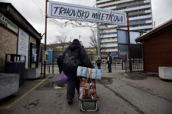 Trhovisko, Miletičova