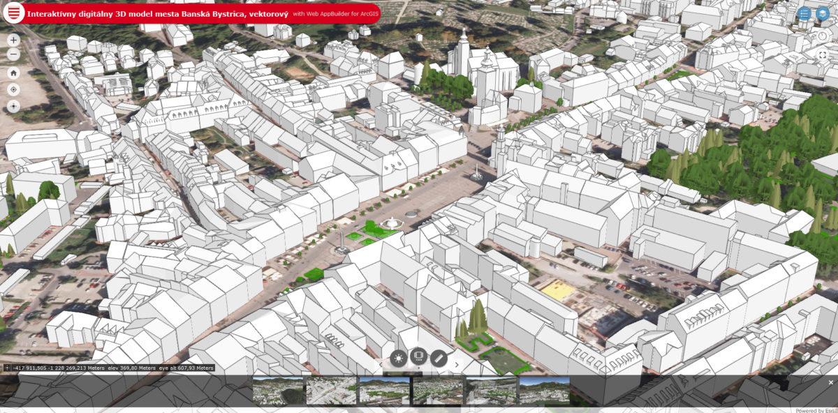 BANSKÁ BYSTRICA: Virtuálny digitálny model mesta
