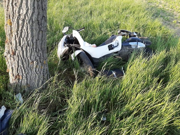 Nehoda, motocyklista