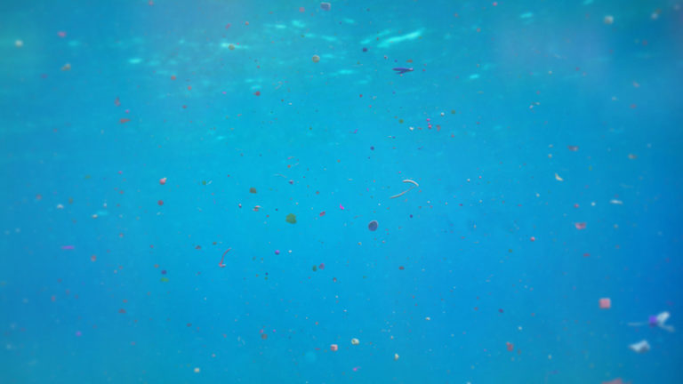 Mikroplasty, ocean