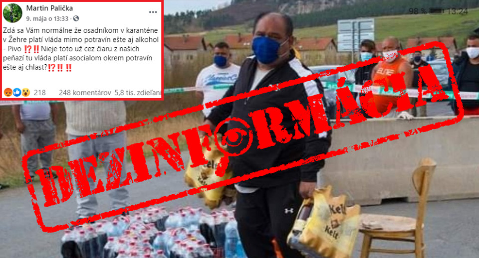 Hoax, polícia, Rómovia, karanténa
