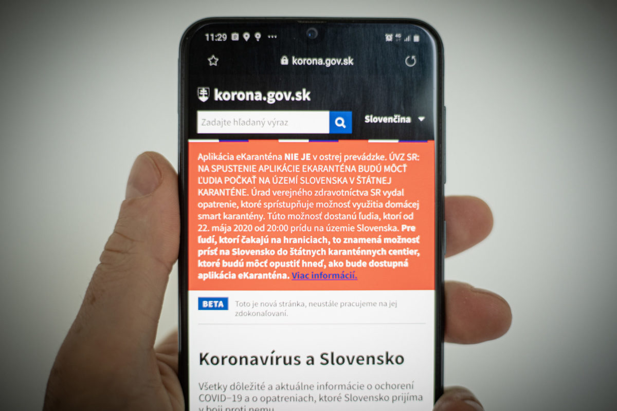 KORONAVÍRUS: Mobilná aplikácia eKaranténa