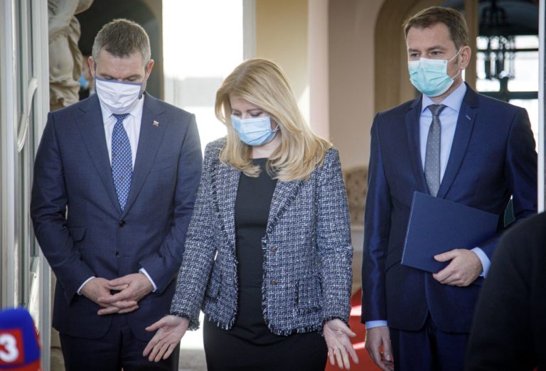 Peter Pellegrini, Zuzana Čaputová, Igor Matovič