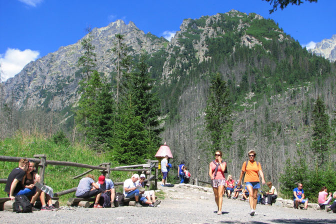 Vysoké Tatry, turisti
