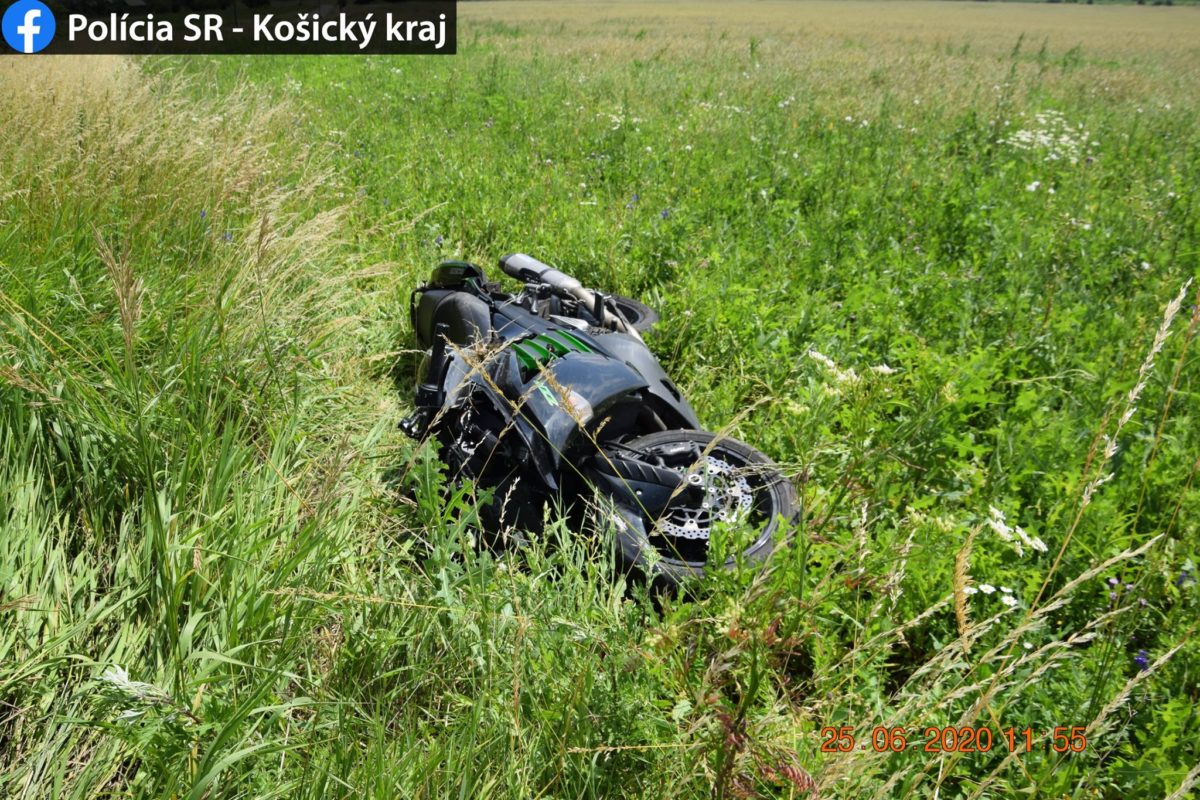 Motocykel, nehoda
