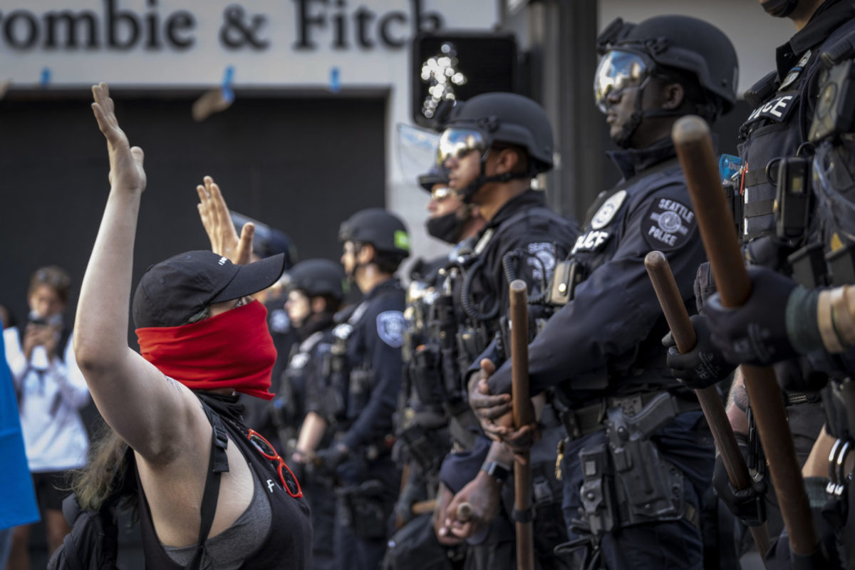 Polícia, protest, Seattle