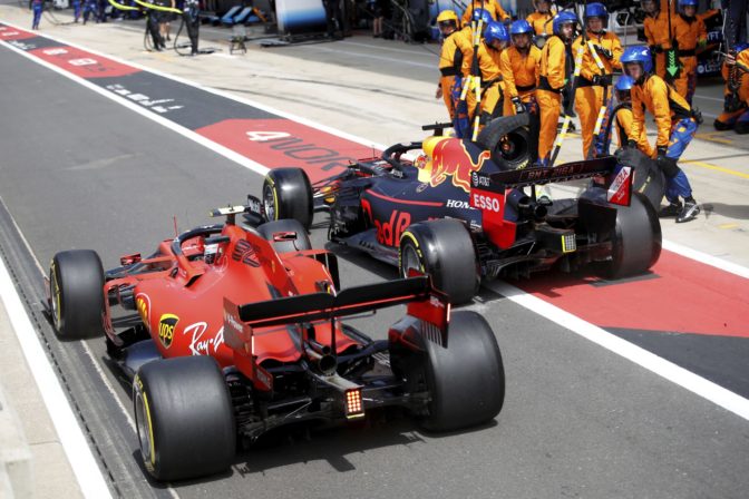 Charles Leclerc (Ferrari), Max Verstappen (Red Bull)