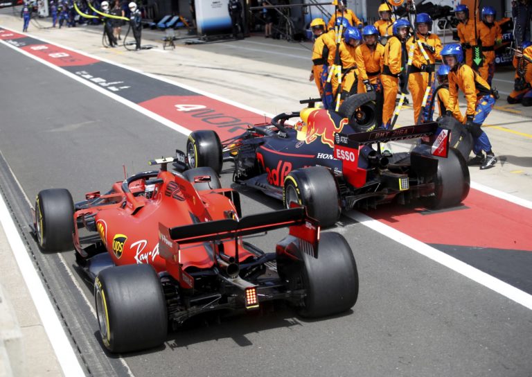 Charles Leclerc (Ferrari), Max Verstappen (Red Bull)