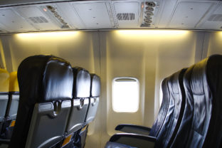 Economy Class seats for passengers on commercial aircraft.