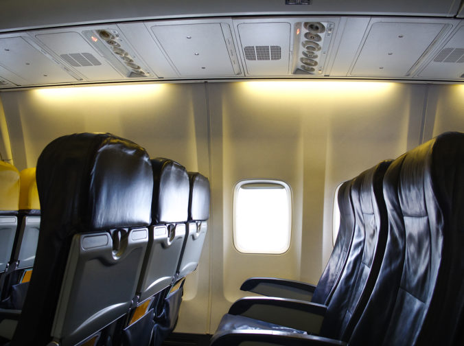 Economy Class seats for passengers on commercial aircraft.