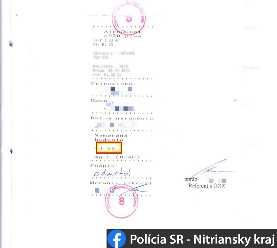 Opitý cyklista, Kolárovo