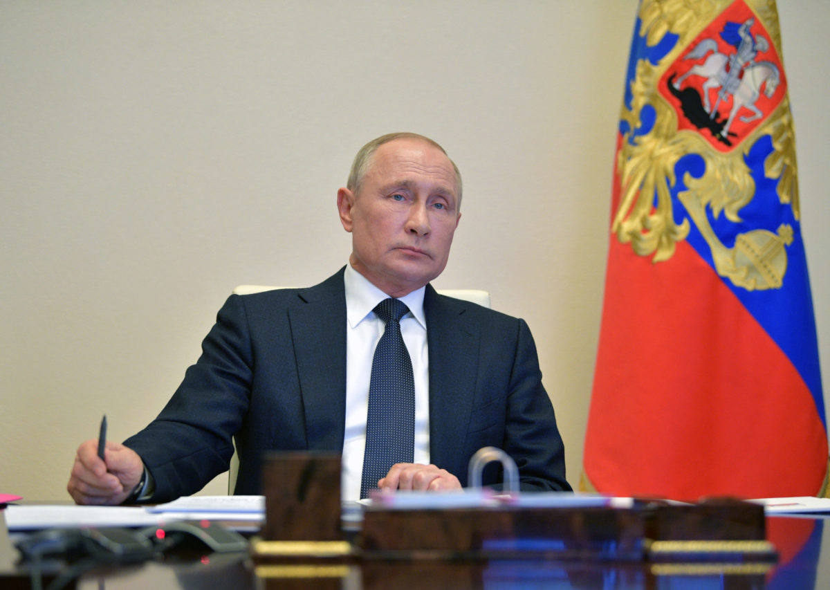 Virus Outbreak Russia Putin