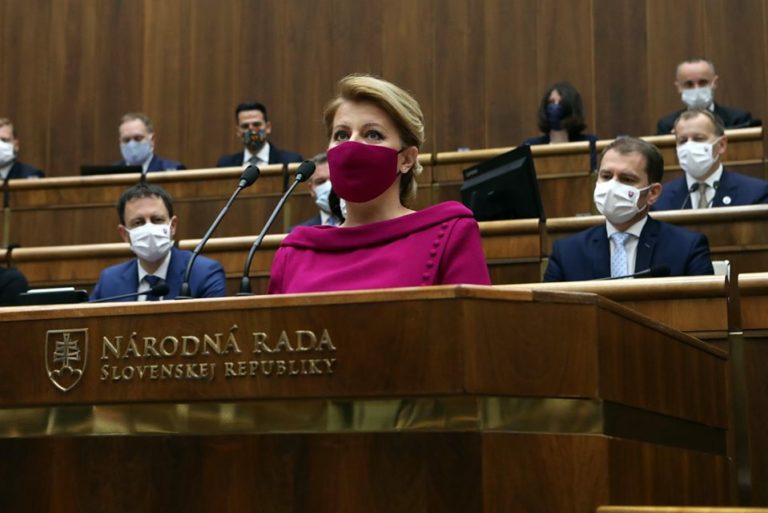 Prejav prezidentky Z. Čaputovej v NR SR