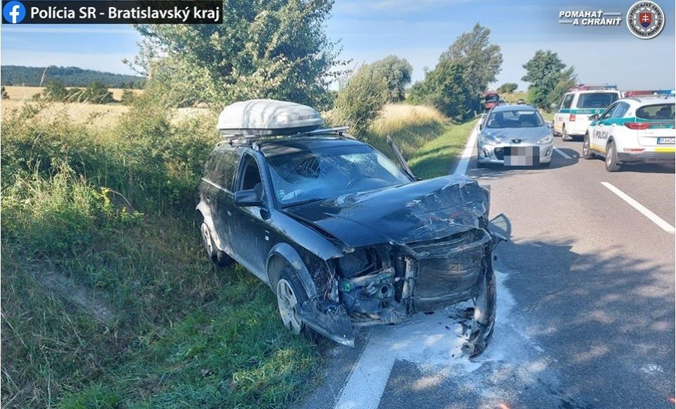 čelná zrážka, Audi, Škoda Favorit