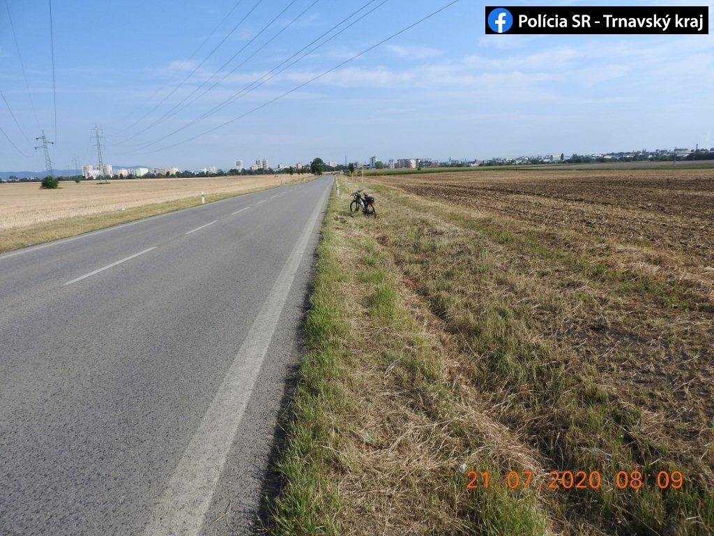 Cyklista, dopravná nehoda