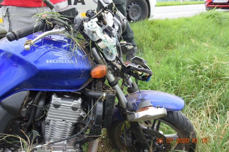 Dopravná nehoda, motorka