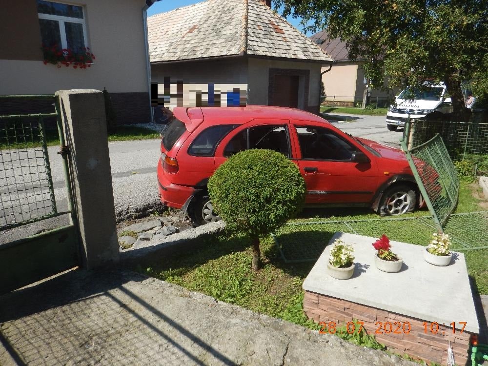 Dopravná nehoda, alkohol za volantom