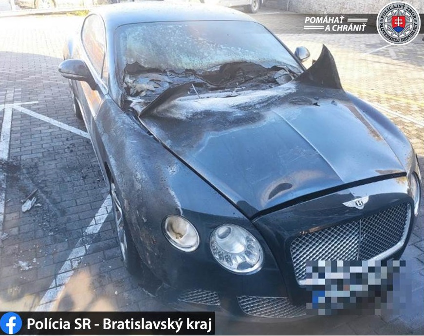 Požiar auta
