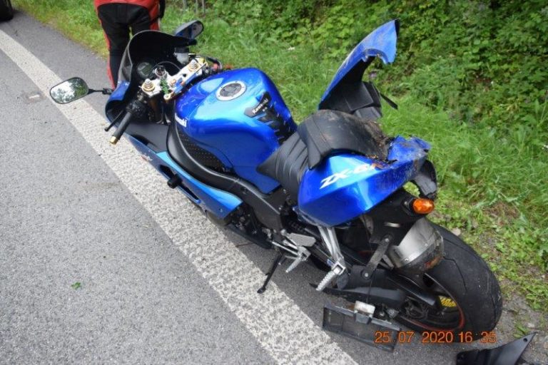 Dopravná nehoda, motorka