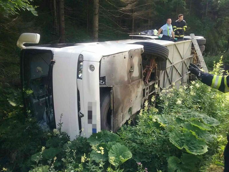 Havária autobusu, Donovaly