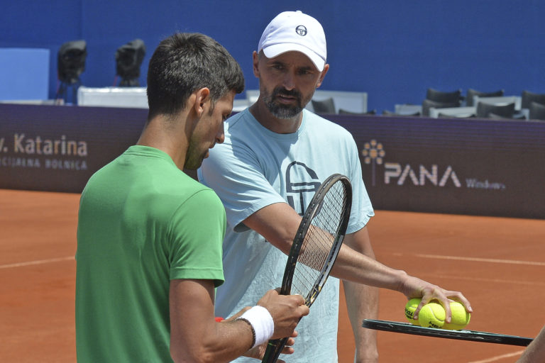 Novak Djokovič, Goran Ivaniševič