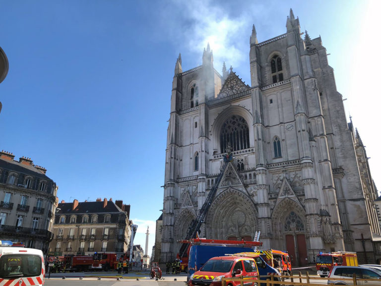 Požiar, Katedrála svätého Petra a Pavla, Nantes