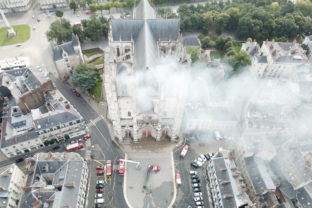 France Cathedral Fire
