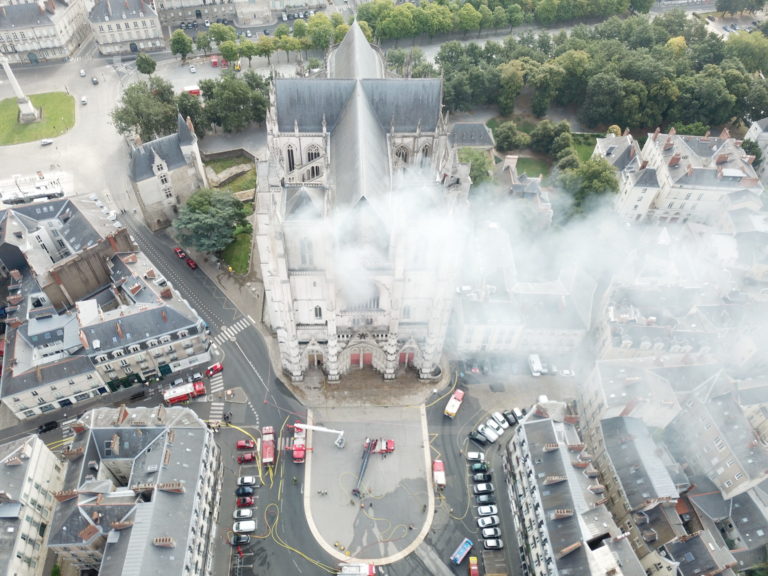 France Cathedral Fire