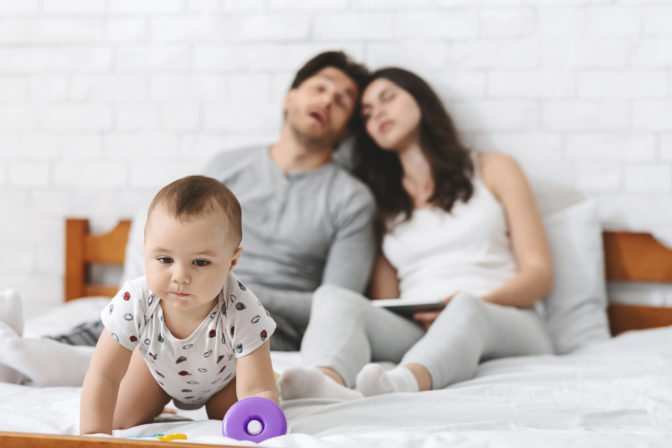 Dieťa spánok matka marihuana vedecký výskum rodicia