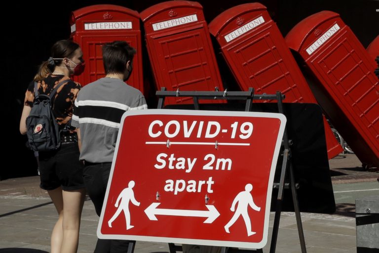 Koronavírus, Veľká Británia