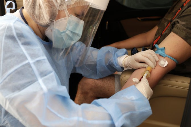 Krvný test, protilátky proti Covid 19