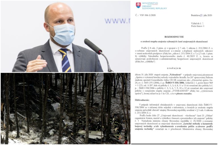 Nehoda lietadla AN 24, minister Naď