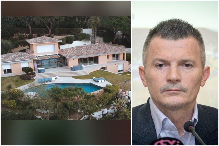 Ján Počiatek, vila v Cannes