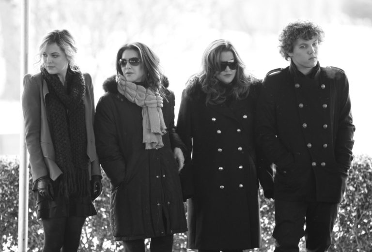 Priscilla Presley, Lisa Marie Presley, Riley Keough, Benjamin Keough