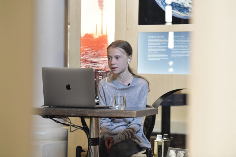 Virus Outbreak Sweden Earth Day