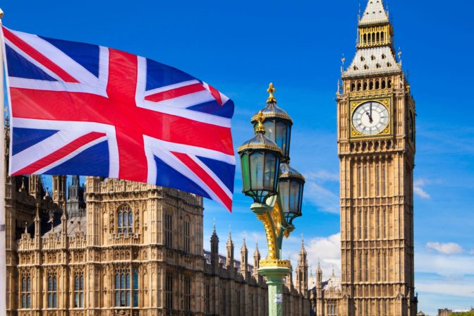 Zástava, Veľká Británia, Big Ben