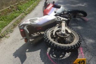 Nehoda motorka