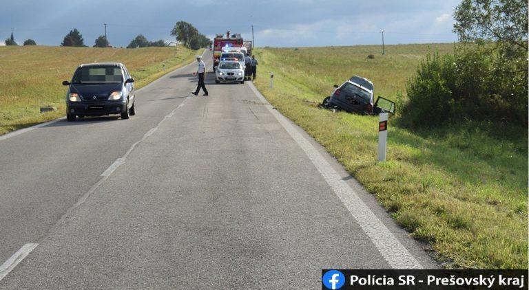 Dopravná nehoda, alkohol za volantom