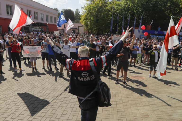 Protesty, Bielorusko