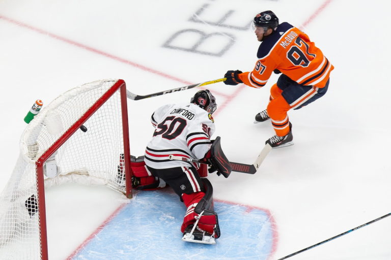 Connor McDavid, Corey Crawford