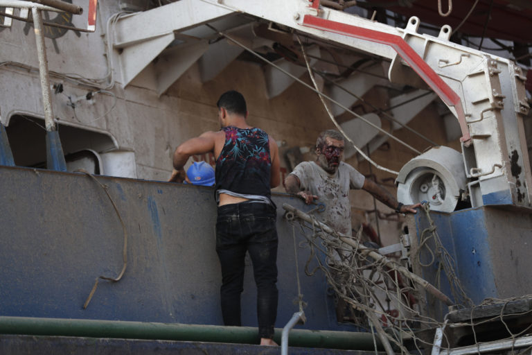 Výbuch v Bejrúte, Libanon