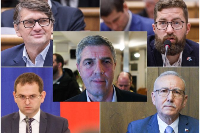 Marek Maďarič, Martin Poliačik, Róbert Madej, Béla Bugár, Štefan Zelník