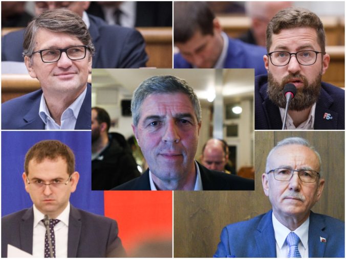 Marek Maďarič, Martin Poliačik, Róbert Madej, Béla Bugár, Štefan Zelník