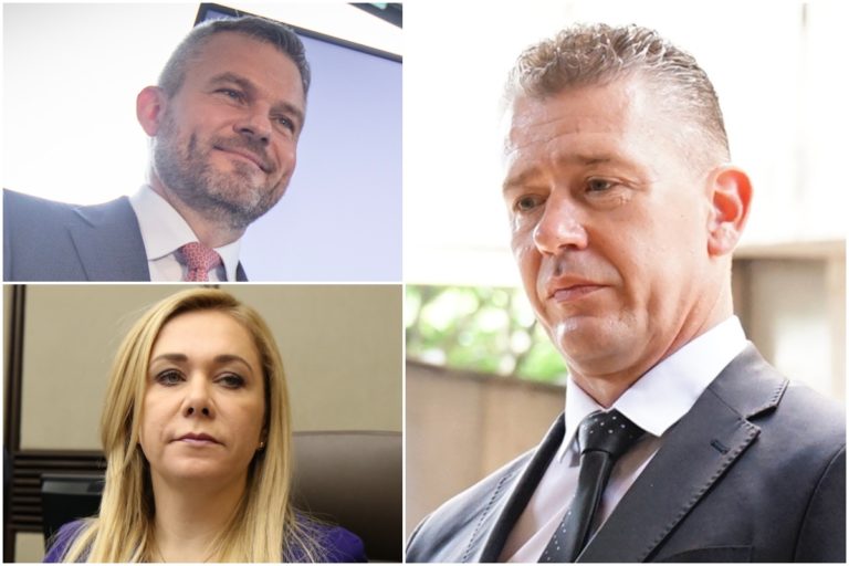 Roman Mikulec, Peter Pellegrini, Denisa Saková